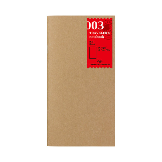TRAVELER's Regular Size Refill - Blank 003