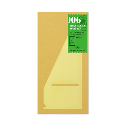 TRAVELER'S Regular Size Refill - Large Pocket Sticker 006