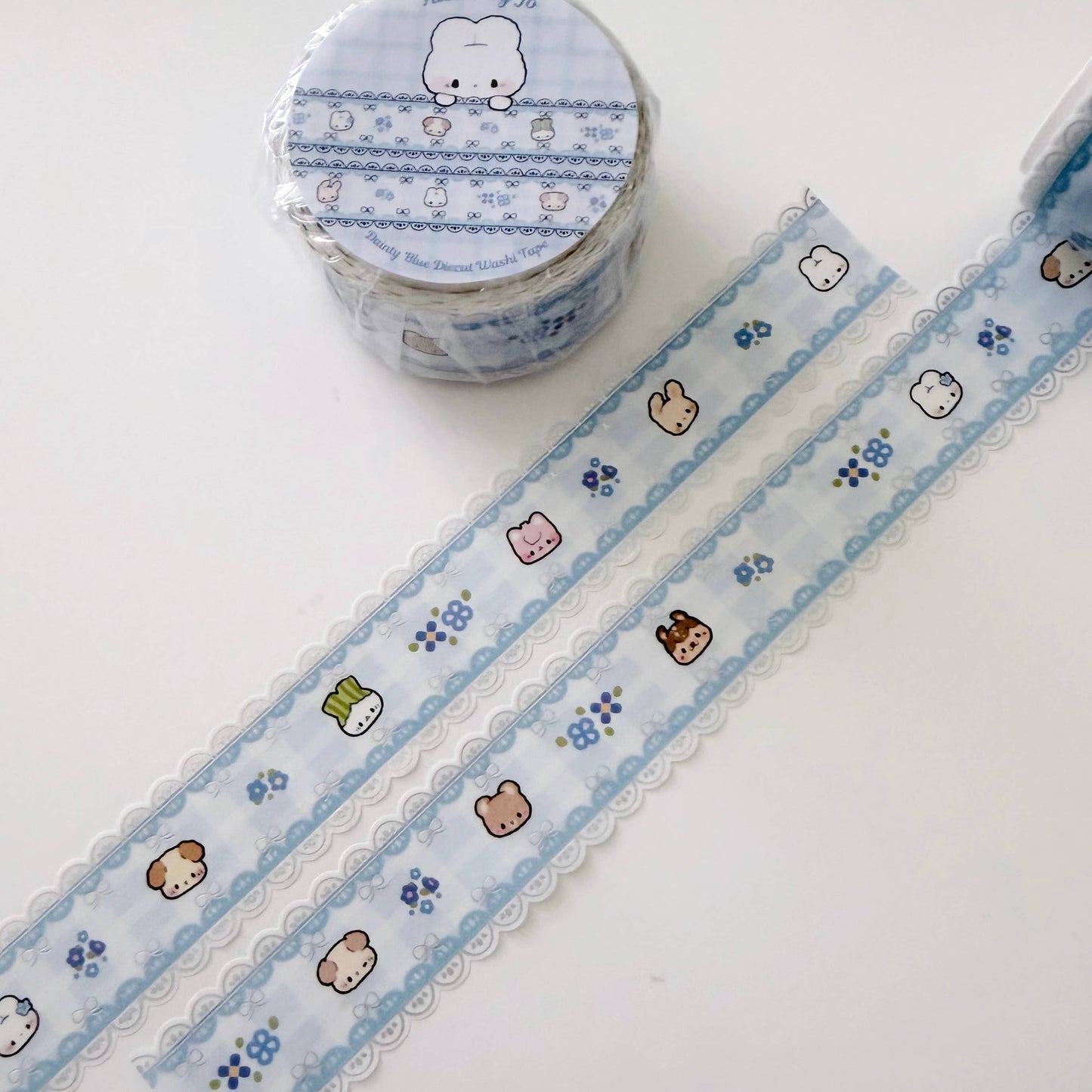 Atelier by Jo - Die-Cut Washi Tape - Blue Lace