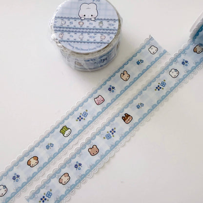 Atelier by Jo - Die-Cut Washi Tape - Blue Lace