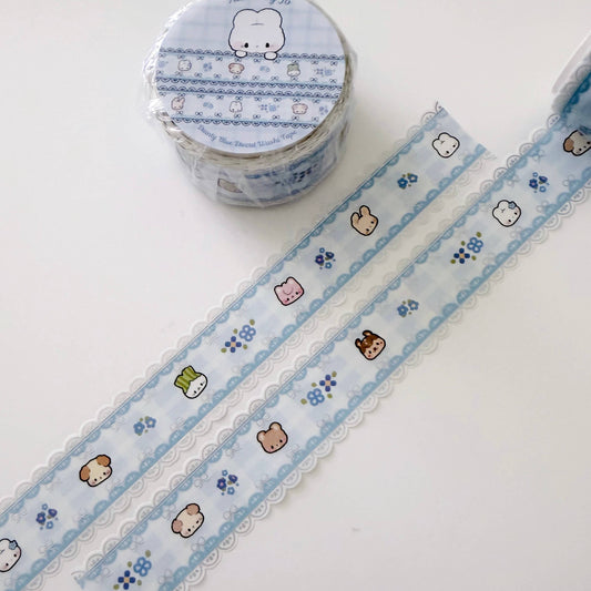 Atelier by Jo - Die-Cut Washi Tape - Blue Lace