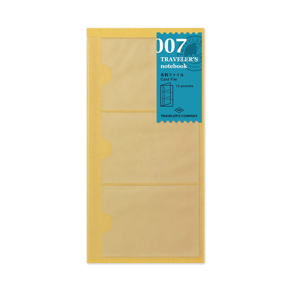 TRAVELER'S Regular Size Refill - Card File 007