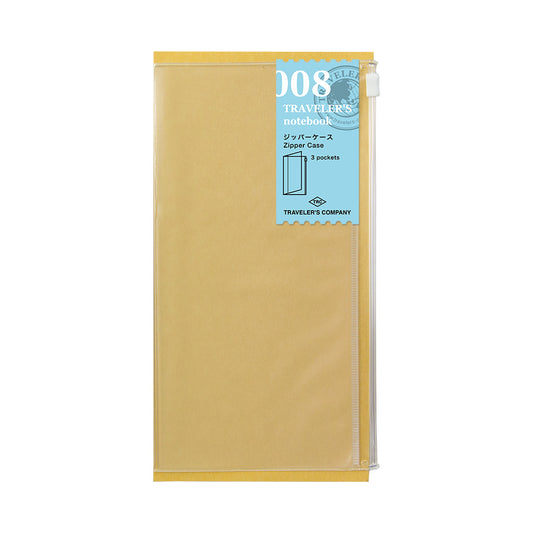 TRAVELER's Regular Size Refill - Zipper Pocket 008