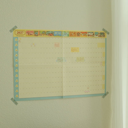 2jingis2jing - 2027 Illustrated 365-Day A2 Wall Calendar & Sticker Pack