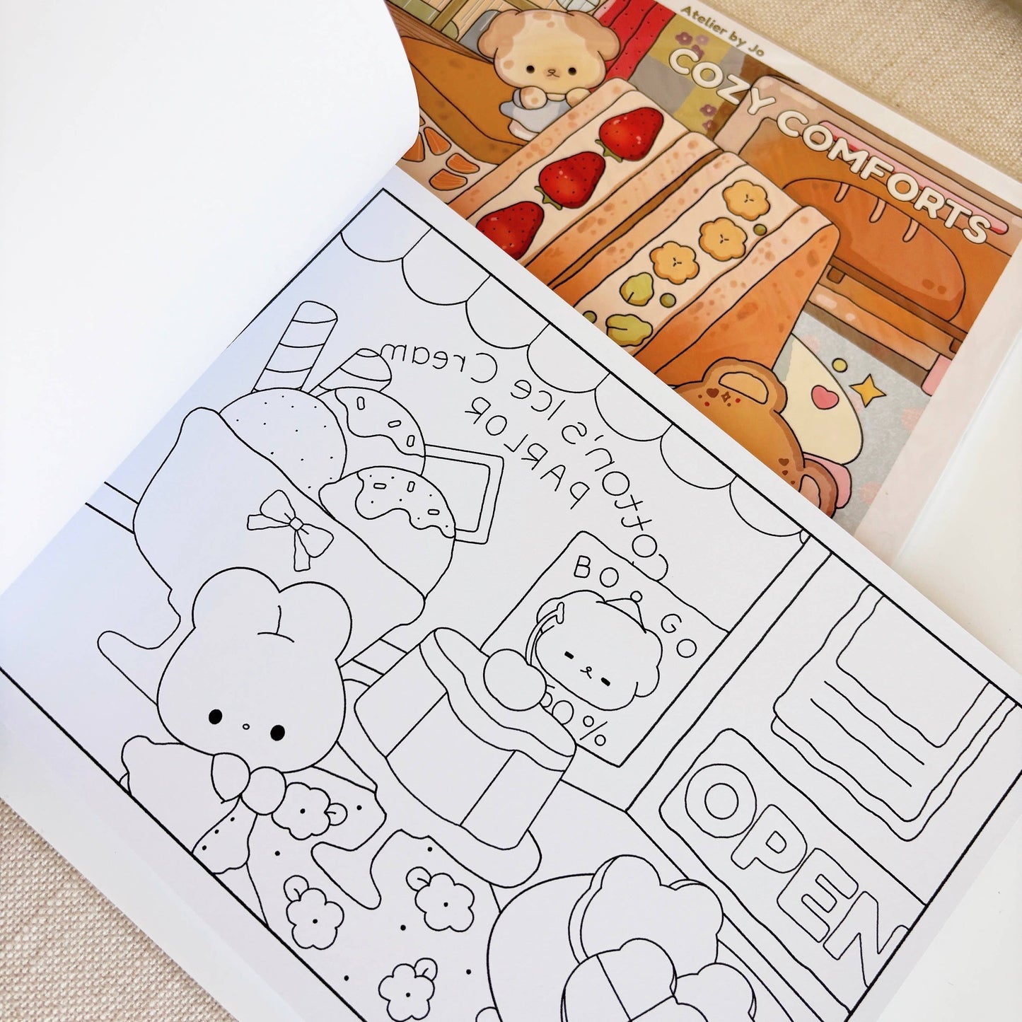 Atelier by Jo - Cozy Comforts Coloring Book Vol. 1