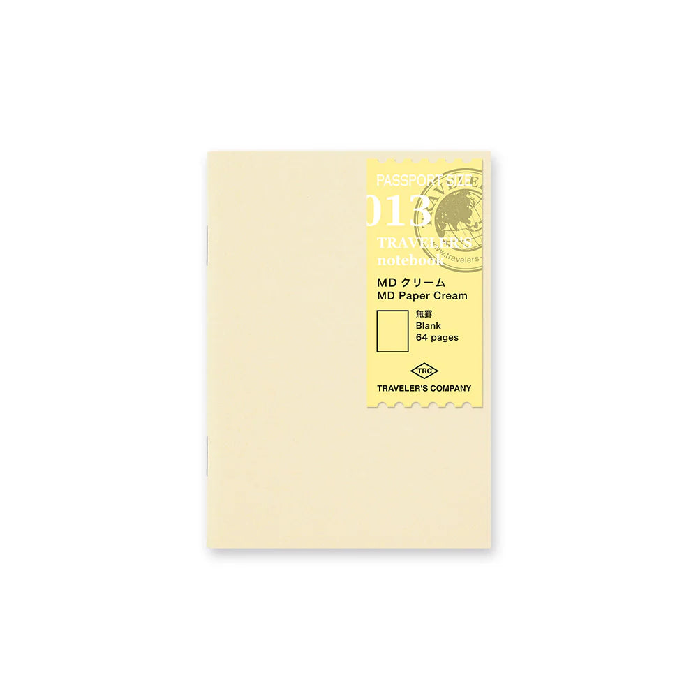 TRAVELER'S Passport Size Refill - MD Paper Cream 013