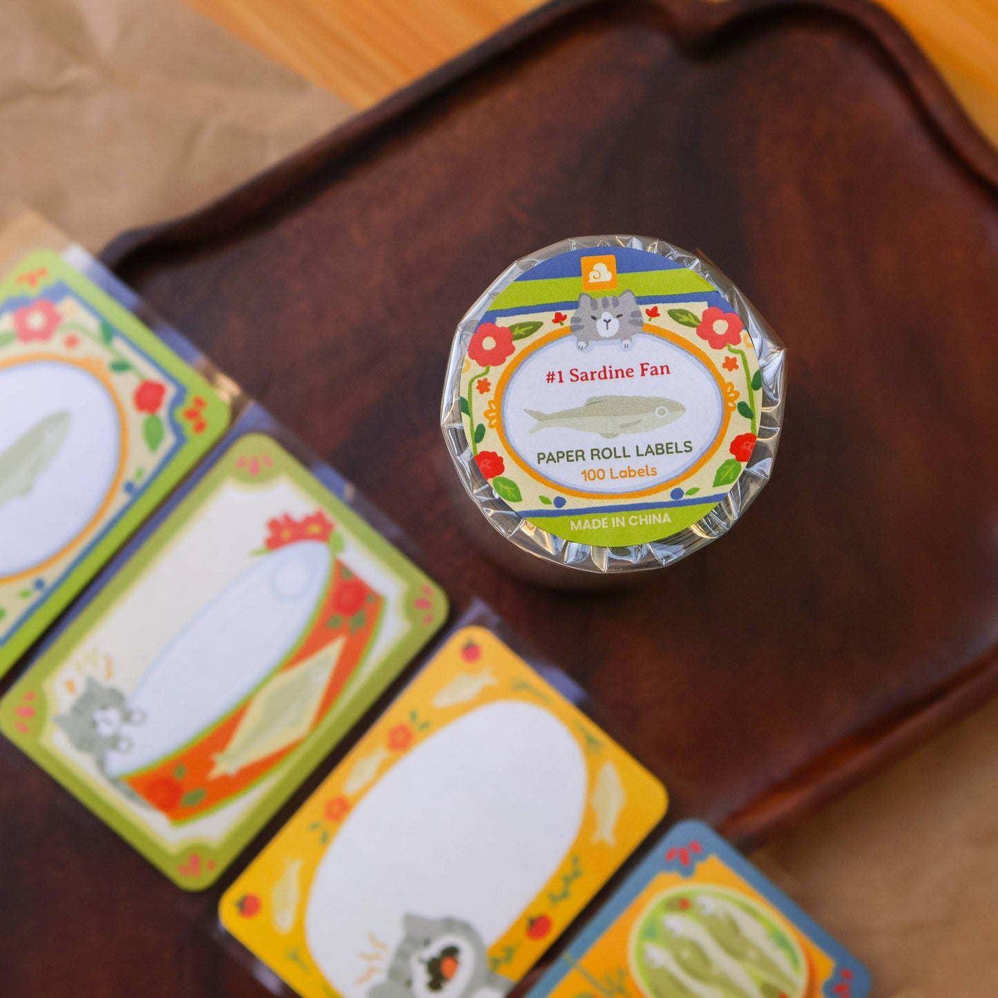 Thousand Skies - Paper Roll Labels - Sardine Fan