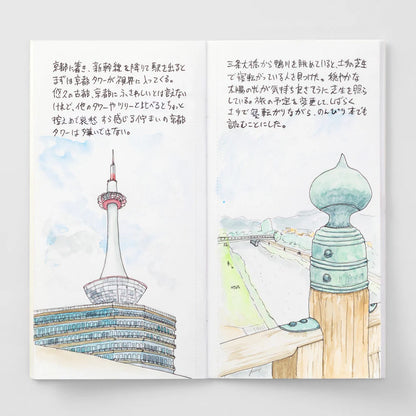 TRAVELER'S Regular Size Refill - Watercolor Paper 027