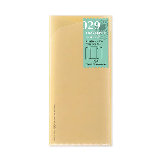 TRAVELER's Regular Size Refill - Three-Fold File 029