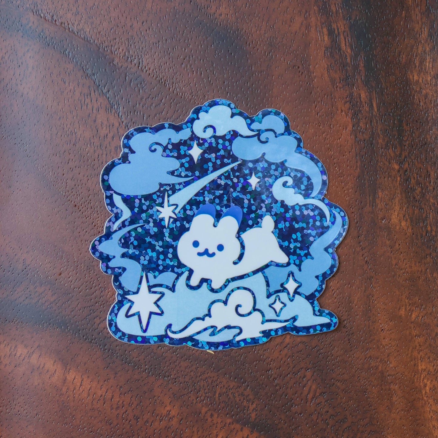 Thousand Skies - Holographic Vinyl Sticker - Sparkling Night