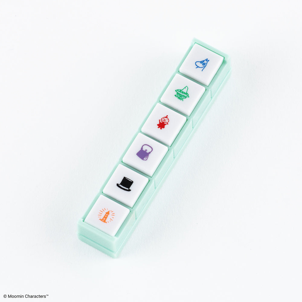 Hobonichi x Kodomo no Kao - Pochitto6 Push-Button Stamp - Moomin