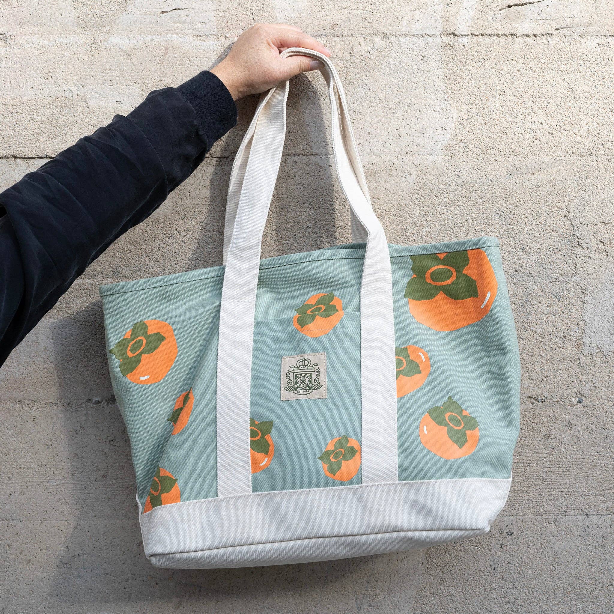 Kayan Pepper Co. - Persimmon Super Heavyweight Tote - Seafoam – mt. fo'rest