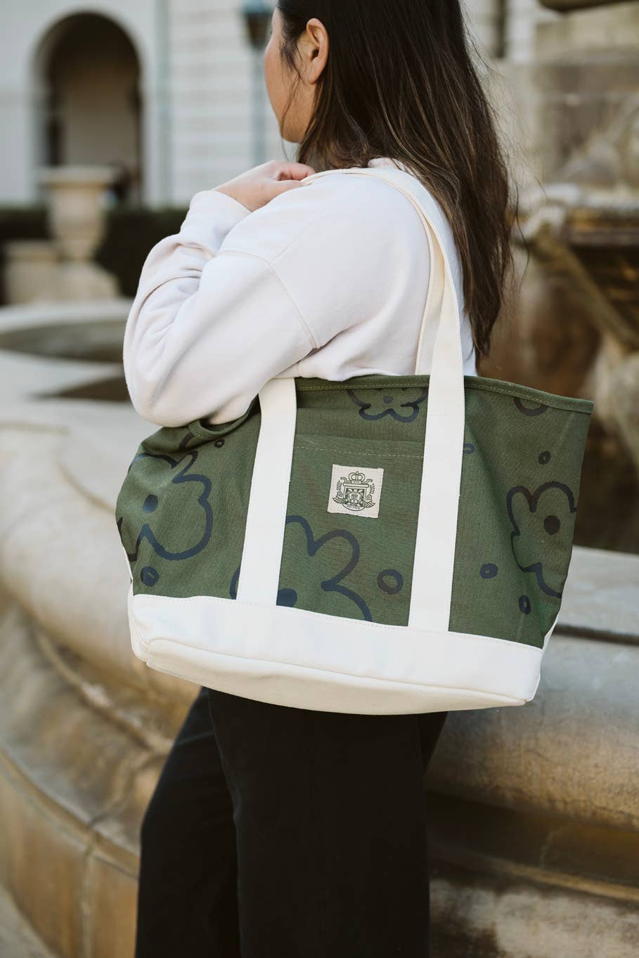 Kayan Pepper Co. - Flower Super Heavyweight Tote - Green