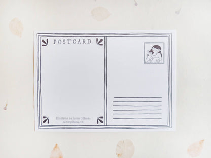 Justine Gilbuena - Postcard - Halloween Decorations