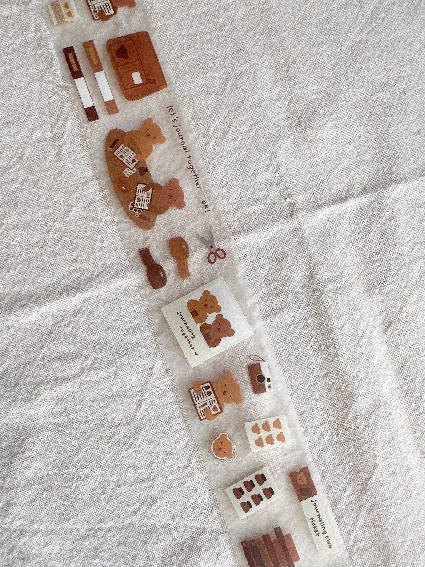Bloom Paper Studio - Kiss Cut PET Tape - Let's Journal Together