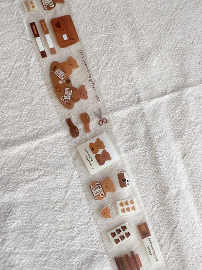 Bloom Paper Studio - Kiss Cut PET Tape - Let's Journal Together