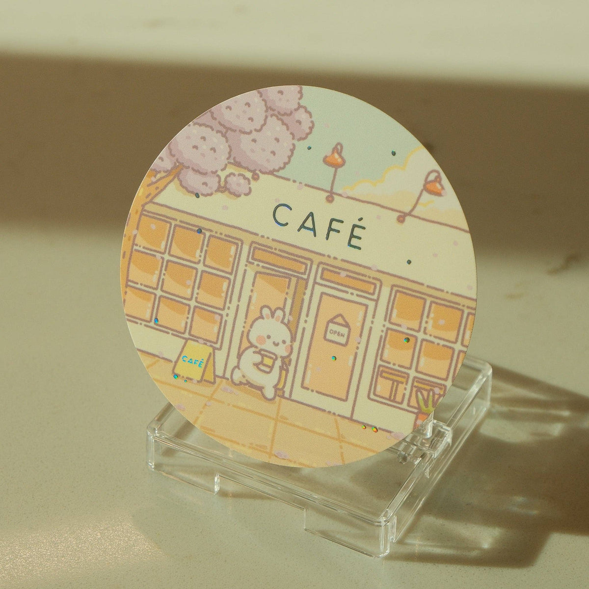 2jingis2jing - Die Cut Sticker - California Series - Morning Cafe