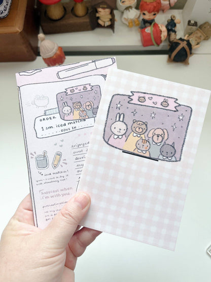 Kuboandlucy Stationery Co - A6 Sticker Release Book - Friends
