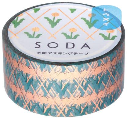 SODA Transparent Masking Tape - Dandelion
