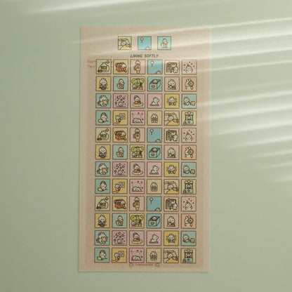 2jingis2jing - Sticker Sheet - Living Softly
