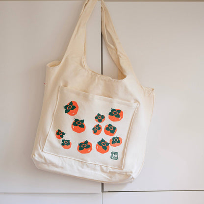 Kayan Pepper Co. - Persimmon Screen Printed Tote Bag