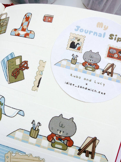Kuboandlucy x Idiot Sandwich Washi Tape - My Journal Sips - Stationery