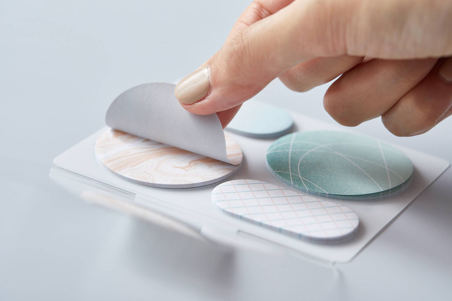 King Jim Coffret Sticky Note - Lagoon Blue