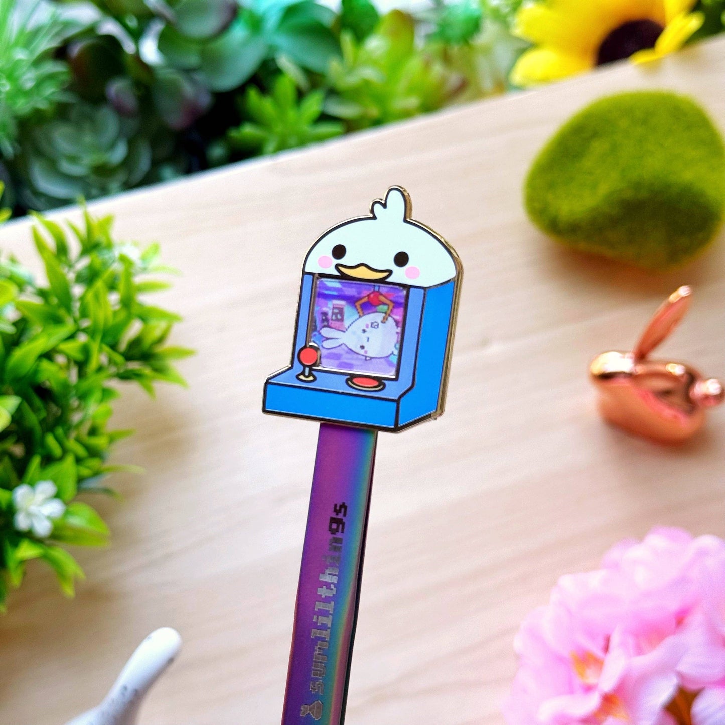 SumLilThings - Enamel Sticker Tweezer - Lil' Arcade Time (Fine Point)