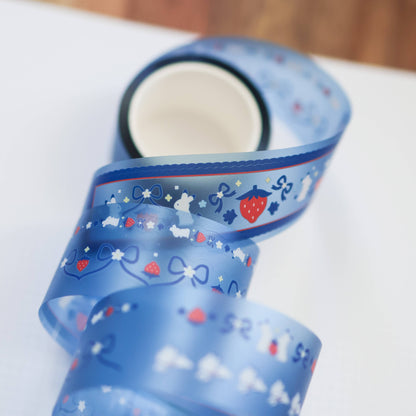 Thousand Skies - Kiss Cut PET Tape - Strawberry Bunnies