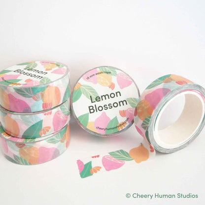Cheery Human Studios - Lemon Blossom Washi Tape