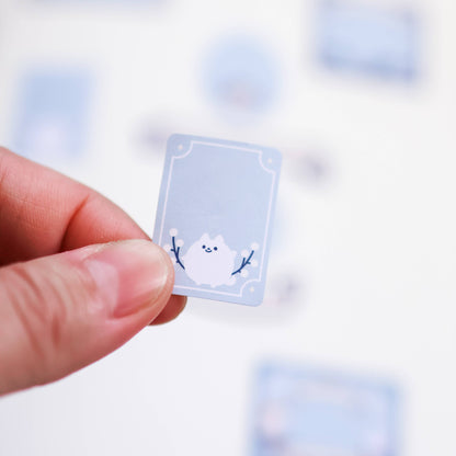 Thousand Skies - Kiss Cut Paper Roll Labels - Sparkles and Clouds