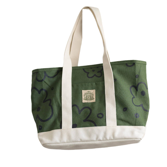 Kayan Pepper Co. - Flower Super Heavyweight Tote - Green