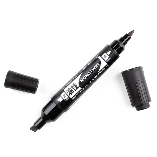Tombow MONO Twin Bold Permanent Marker - Black