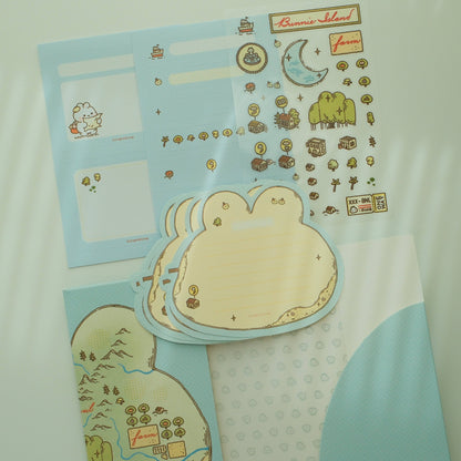2jingis2jing - Bunnie Island Mini Stationery Pack