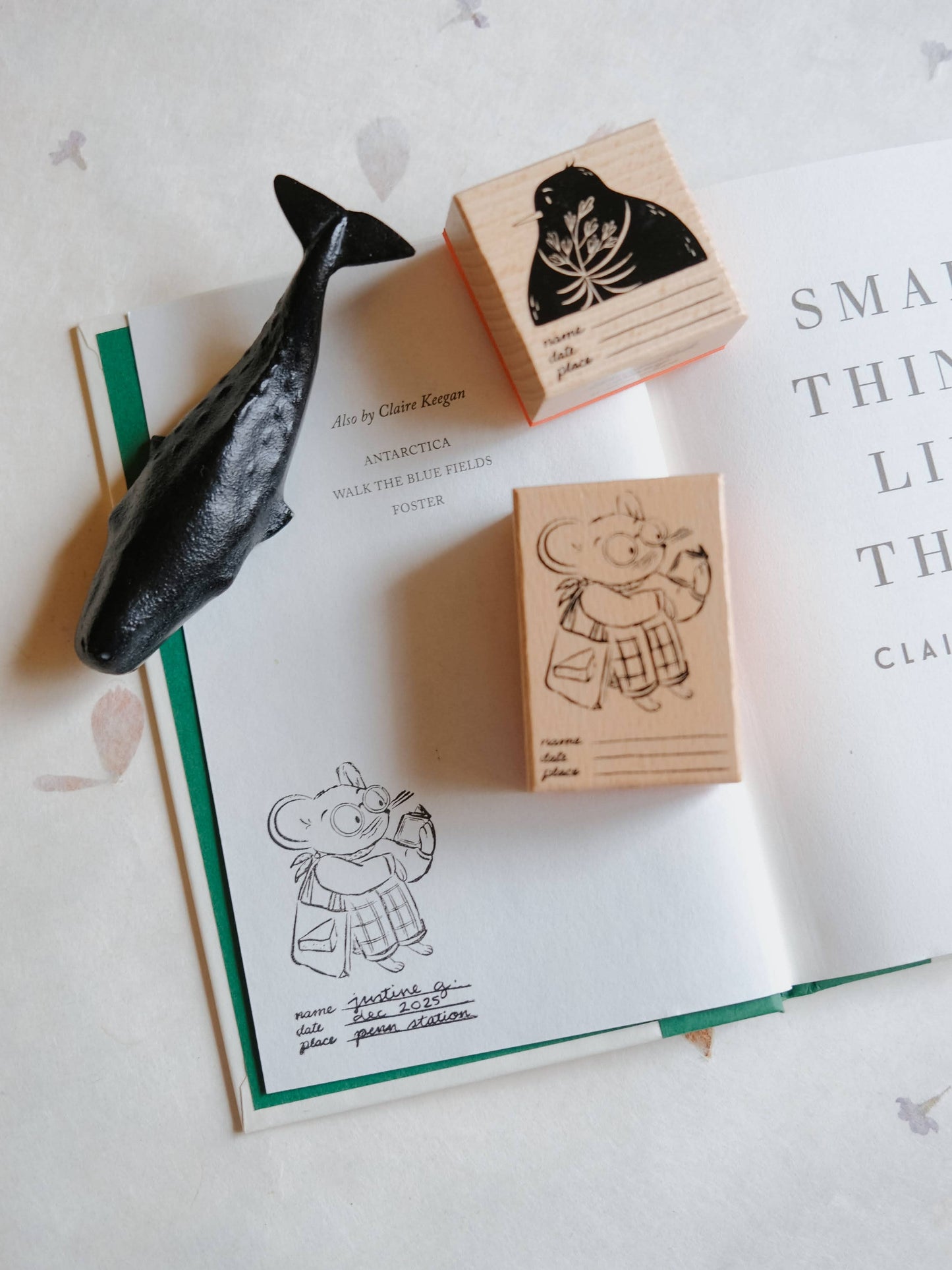 Justine Gilbuena - Rubber Stamp - Bookish Mouse