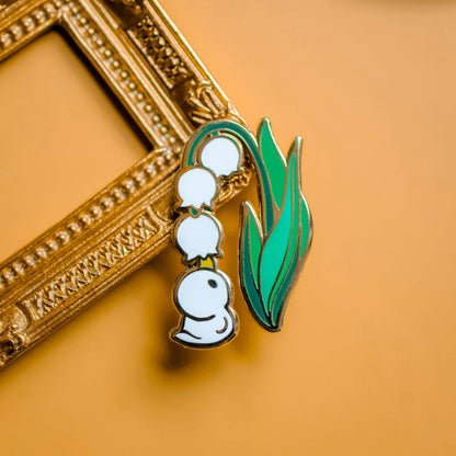 Thousand Skies - Enamel Pin - Lily of the Valley Duckie