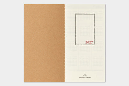 TRAVELER's Regular Size Refill - 2027 Monthly