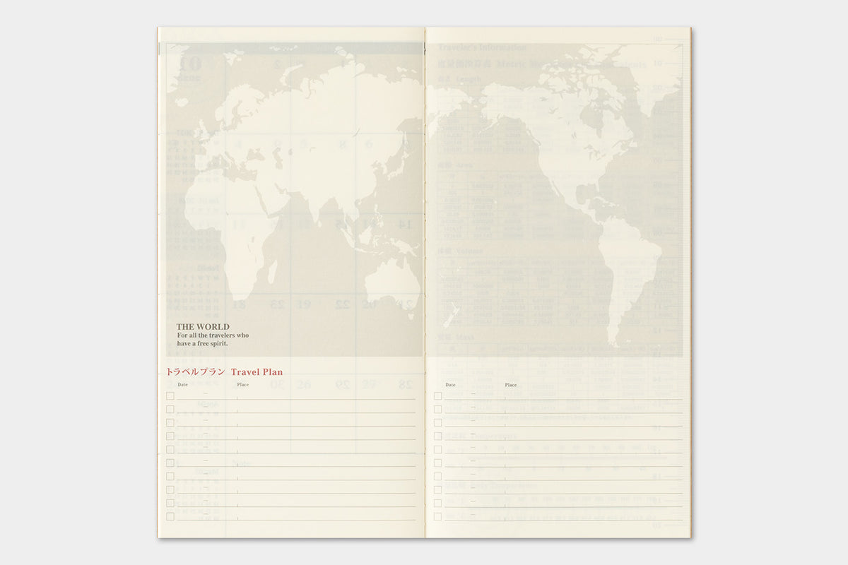 TRAVELER's Regular Size Refill - 2027 Monthly