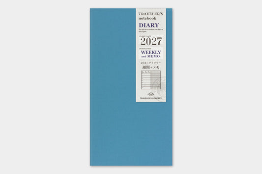 TRAVELER's Regular Size Refill - 2027 Weekly + Memo