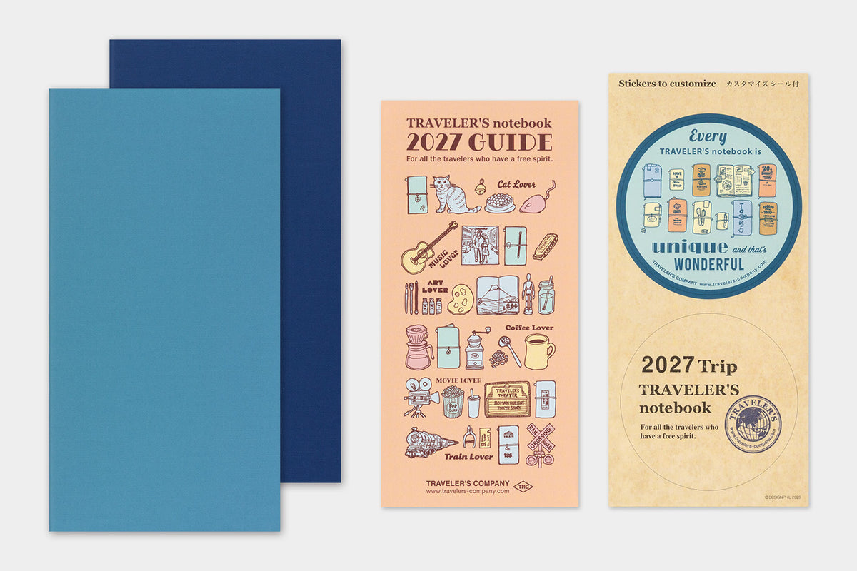 TRAVELER's Regular Size Refill - 2027 Weekly + Memo