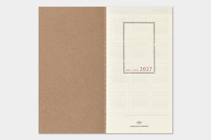 TRAVELER's Regular Size Refill - 2027 Weekly + Memo