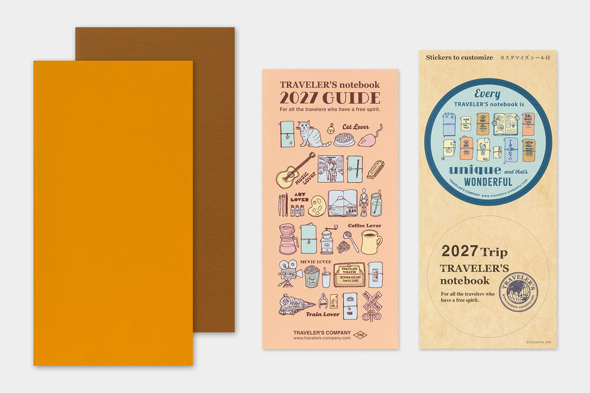 TRAVELER's Regular Size Refill - 2027 Weekly Vertical