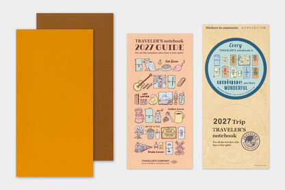 TRAVELER's Regular Size Refill - 2027 Weekly Vertical