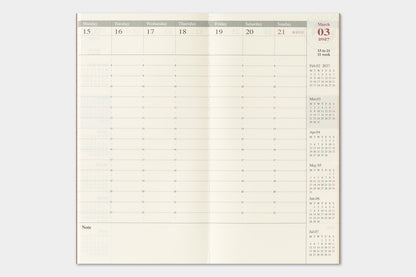 TRAVELER's Regular Size Refill - 2027 Weekly Vertical