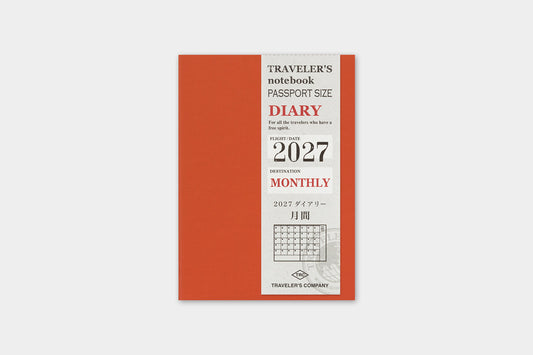TRAVELER's Passport Size Refill - 2027 Monthly