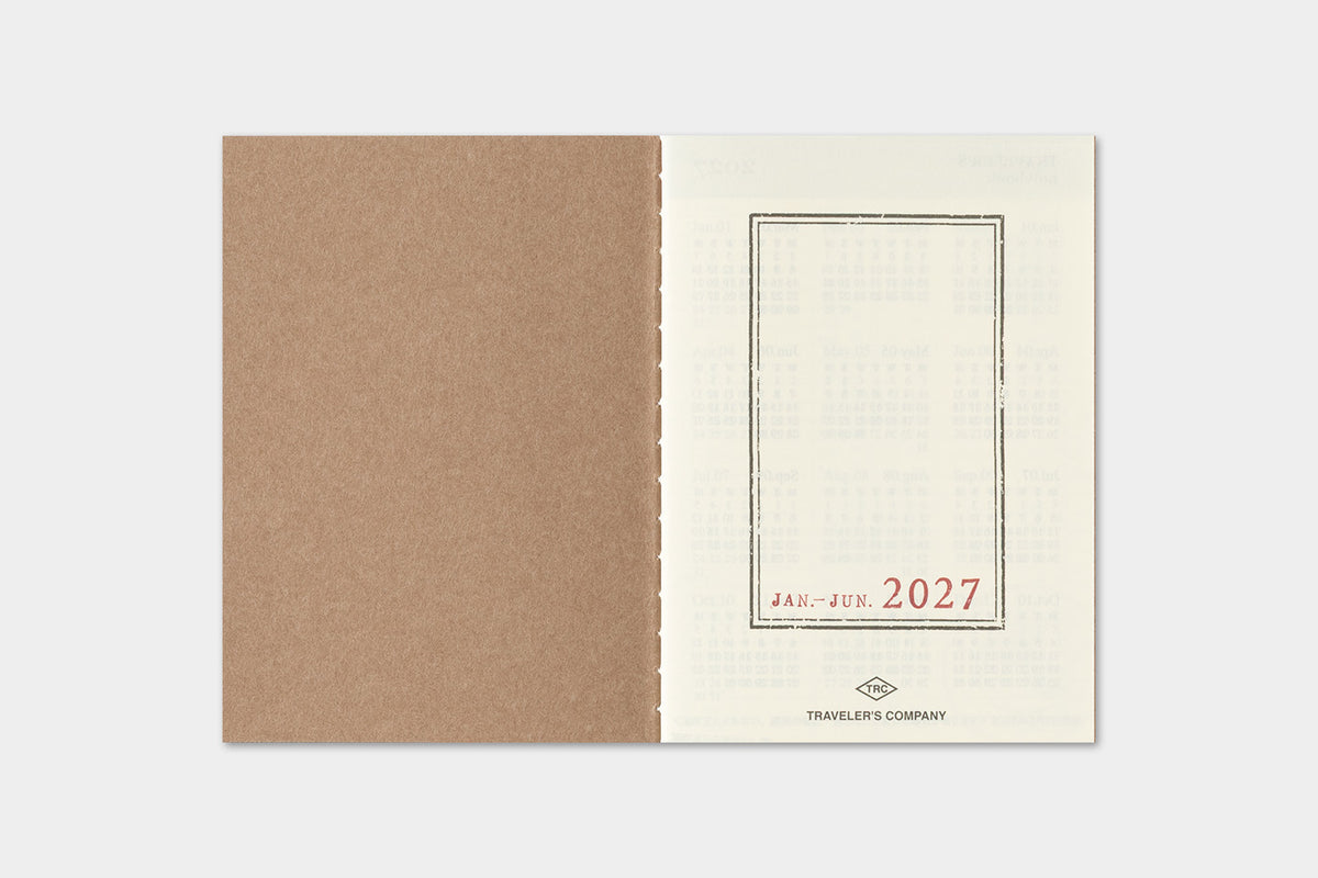 TRAVELER's Passport Size Refill - 2027 Weekly