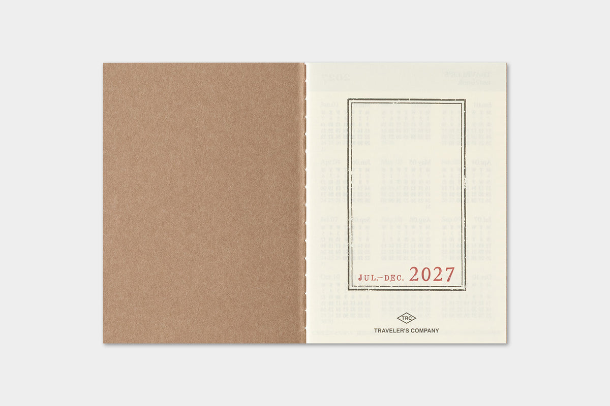 TRAVELER's Passport Size Refill - 2027 Weekly
