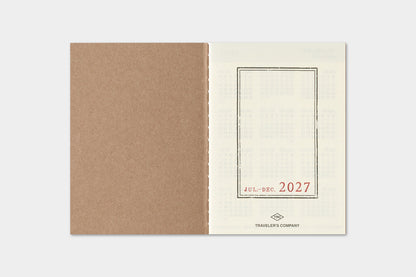 TRAVELER's Passport Size Refill - 2027 Weekly