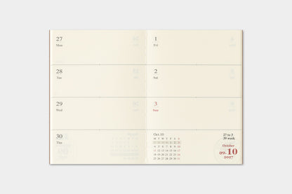 TRAVELER's Passport Size Refill - 2027 Weekly