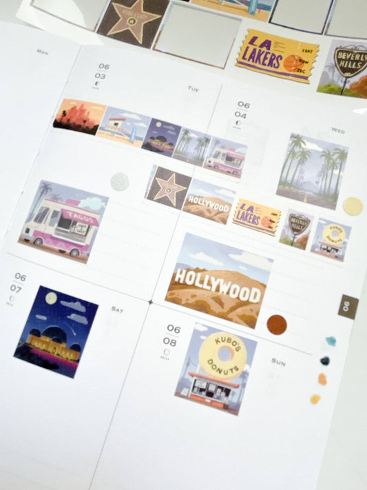 Kuboandlucy Stationery Co - Washi Tape - Los Angeles